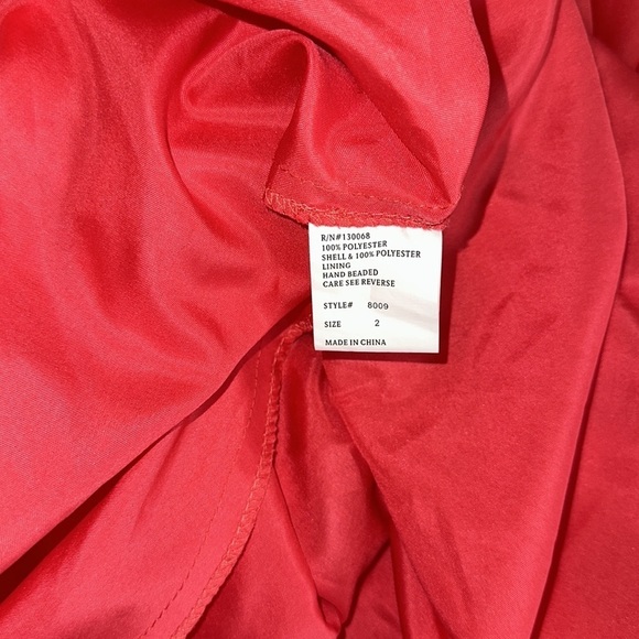 Nina Canacci Dress Home Coming Formal Strapless Sequin and Split Fuchsia Size 2 - Picture 13 of 14